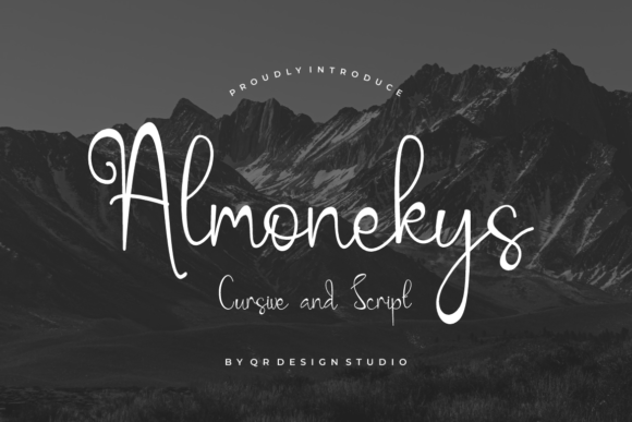 Almonekys Font: A Handwritten Script for Editorial Elegance