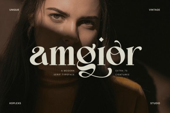 Amgior Font: A Modern Serif for Professional Designers