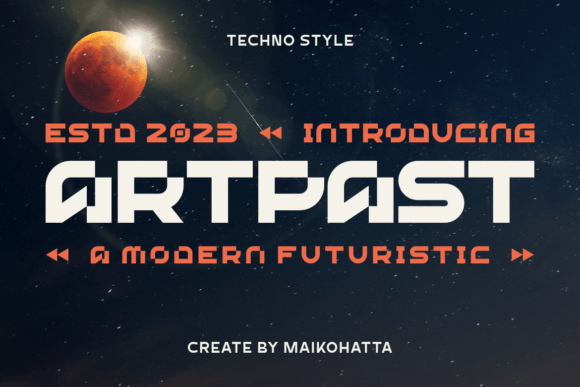 Artpast Font: A Futuristic Typeface for Modern Branding