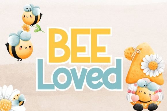 Bee Loved Font for Editorial Design and Creative Typography