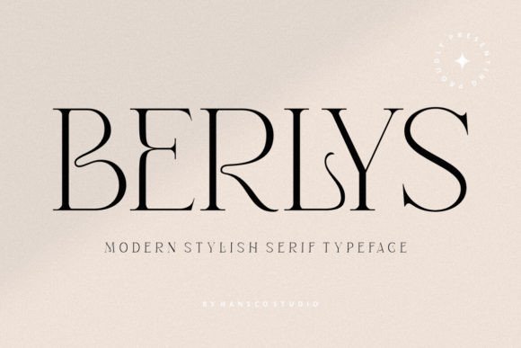 Berlys Serif Font for Romantic Branding and Creative Projects