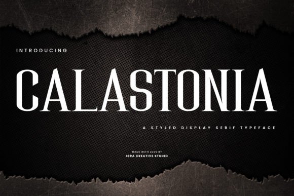 Calastonia Font for Modern Web Design and Branding