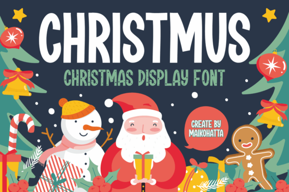 Christmus Font: A Festive Typeface for Digital Design