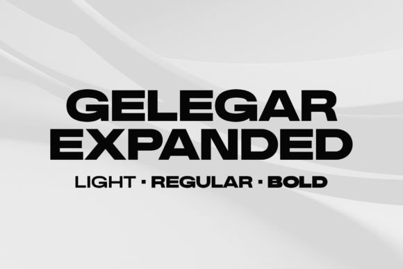 Gelegar Expanded: The Font That Commands Attention