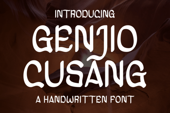 Genjio Cusang Font for a Polished Brand Look