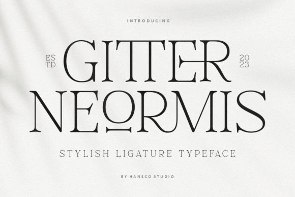 Gitter Neormis Font for Elegant Web Typography