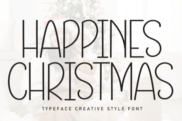 Happines Christmas Font for a Warm and Playful Web Design
