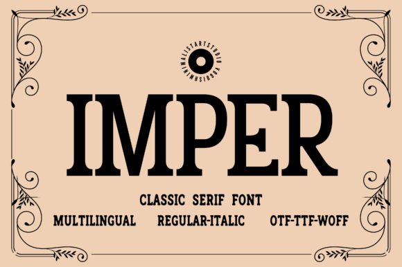 Imper Font: A Timeless Serif for Modern Design