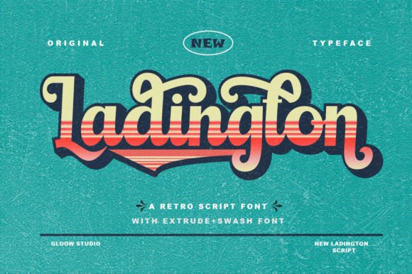 Ladington Font for Handmade Shop Branding and Creative Projects