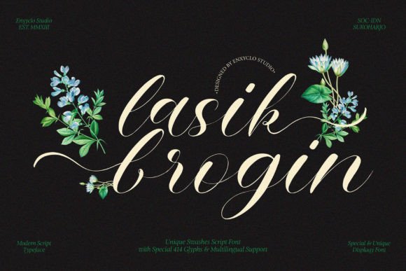 Lasik Brogin Font Review: A Designer’s Take on This Script Handwritten Typeface