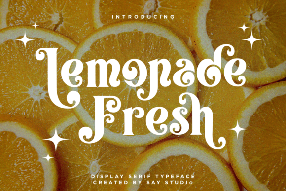 Lemonade Fresh Font for Creative Makers and Shop Owners