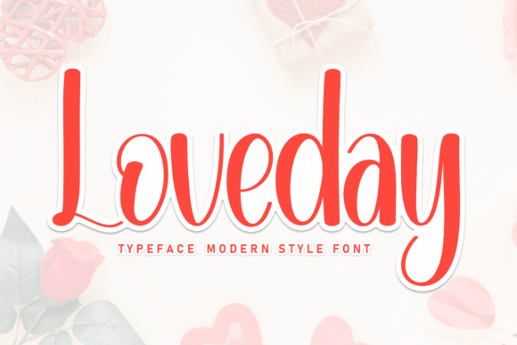 Loveday Font for Digital Branding and Display Typography