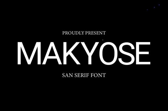 Makyose Font: A Modern Sans Serif for Creative Makers