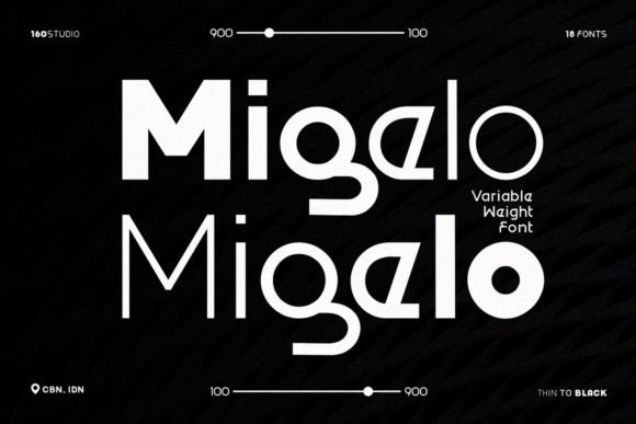 Migelo Variable Font: A Versatile Typeface for Craft Creators