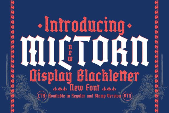 Miltorn Font for Bold Branding and Digital Displays