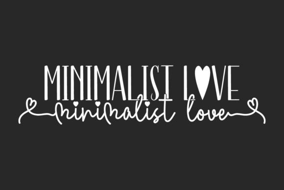 Minimalist Love: A Font Duo for Editorial Elegance