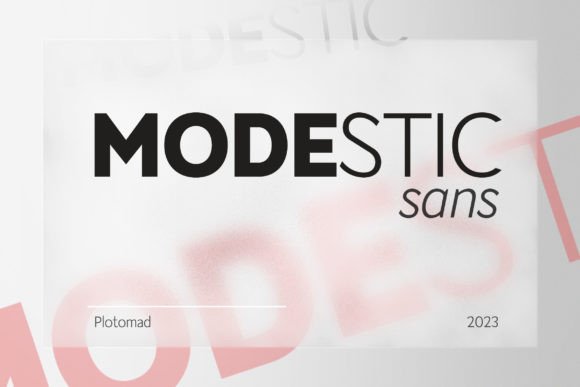 Modestic Font: A Modern Typeface for Memorable Marketing