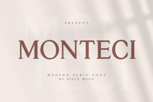 Monteci Font for Stronger Brand Identity