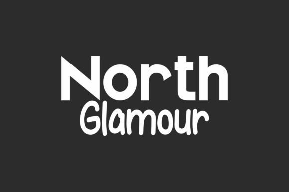 North Glamour Font for Modern Editorial Design