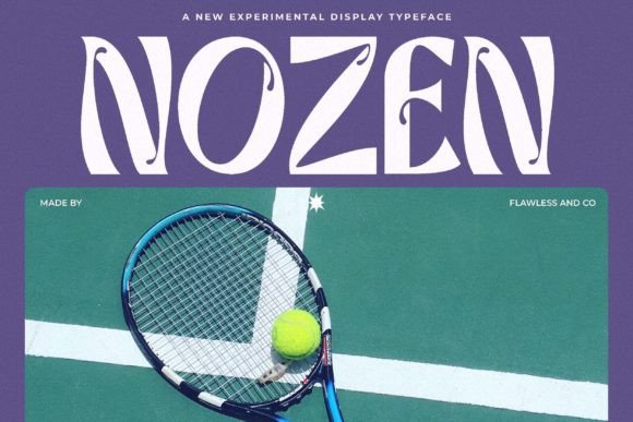 Nozen: A Captivating Display Typeface for Editorial Design