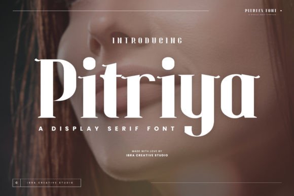 Pitriya Typeface Review: A Modern Serif for Stylish Branding