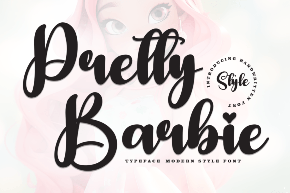 Pretty Barbie Font for Web Design and Branding
