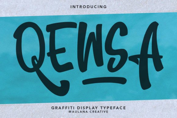 Qewsa: A Quirky Display Font for Editorial Design