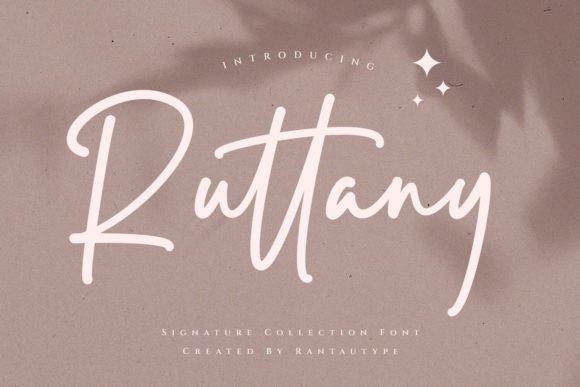 Ruttany Font: A Modern Handwritten Typeface for Craft and Branding
