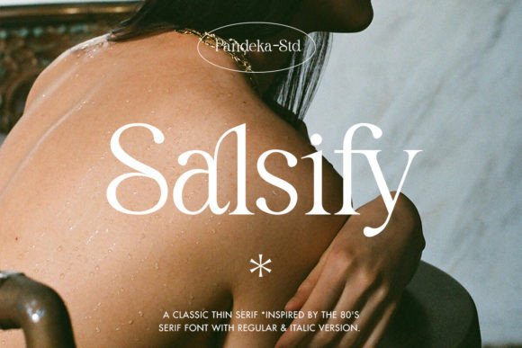 Salsify Font in Brand Design Projects