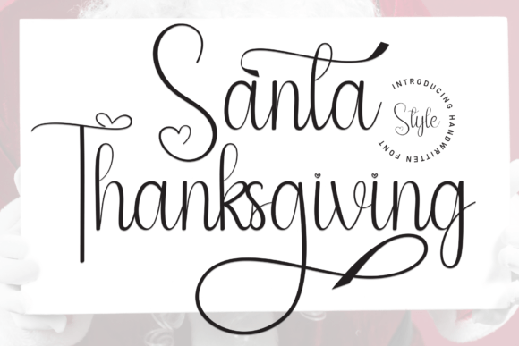 Santa Thanksgiving Font for Professional Branding and Creative Projects