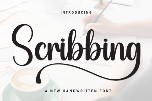 Scribbing: A Handwritten Font for Friendly Editorial Designs