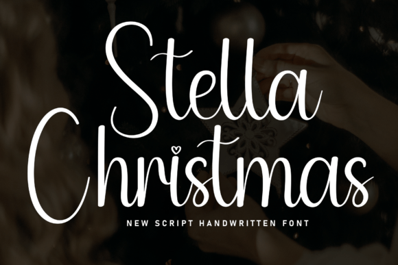 Stella Christmas Font: A Sweet and Friendly Display Typeface for Creative Projects