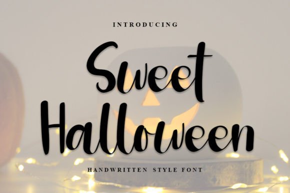 Sweet Halloween Font: A Handwritten Typeface for Creative Craft Projects