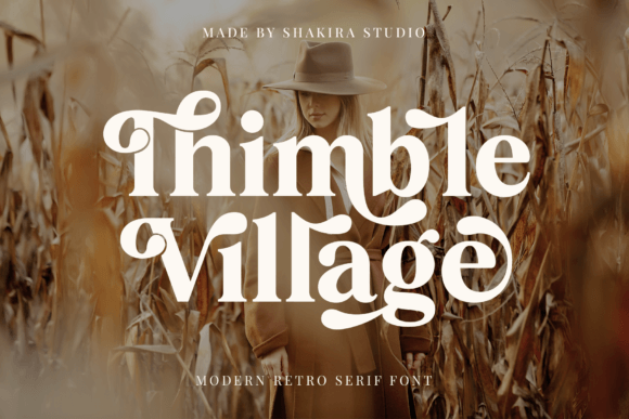 Thimble Village Font for Polished Branding and Vintage Elegance